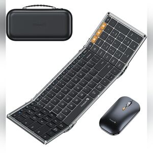 ⌨️ ProtoArc Foldable Keyboard and Mouse, XKM01 Folding Bluetooth